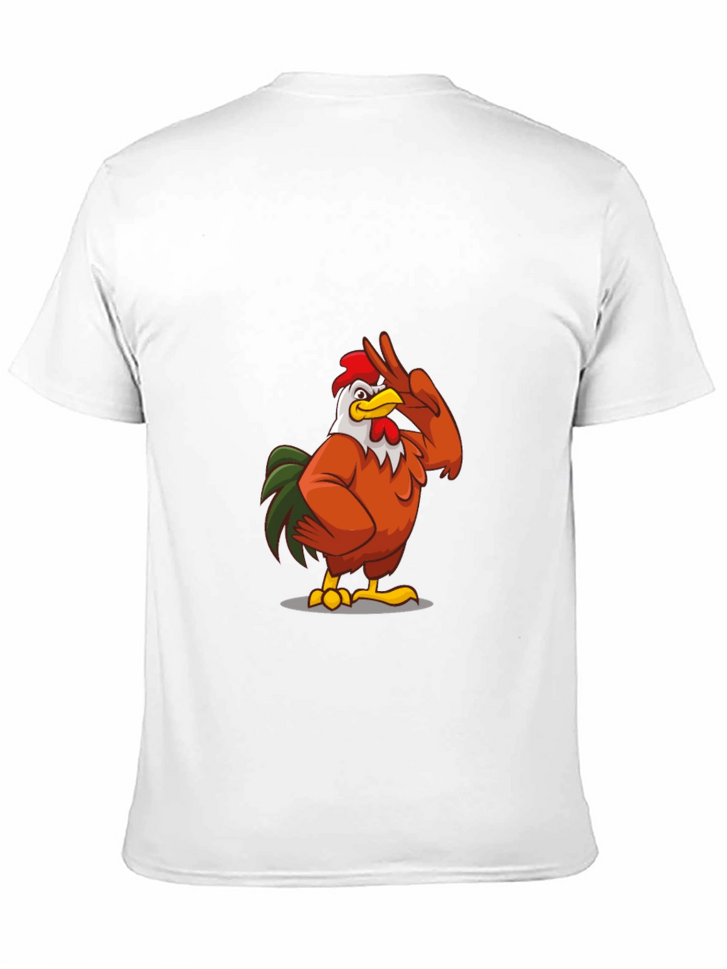 Cool Chicken Graphic Tee - Casual Black T-Shirt