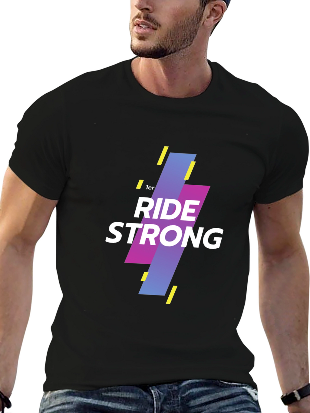 Ride Strong Graphic Tee - Black