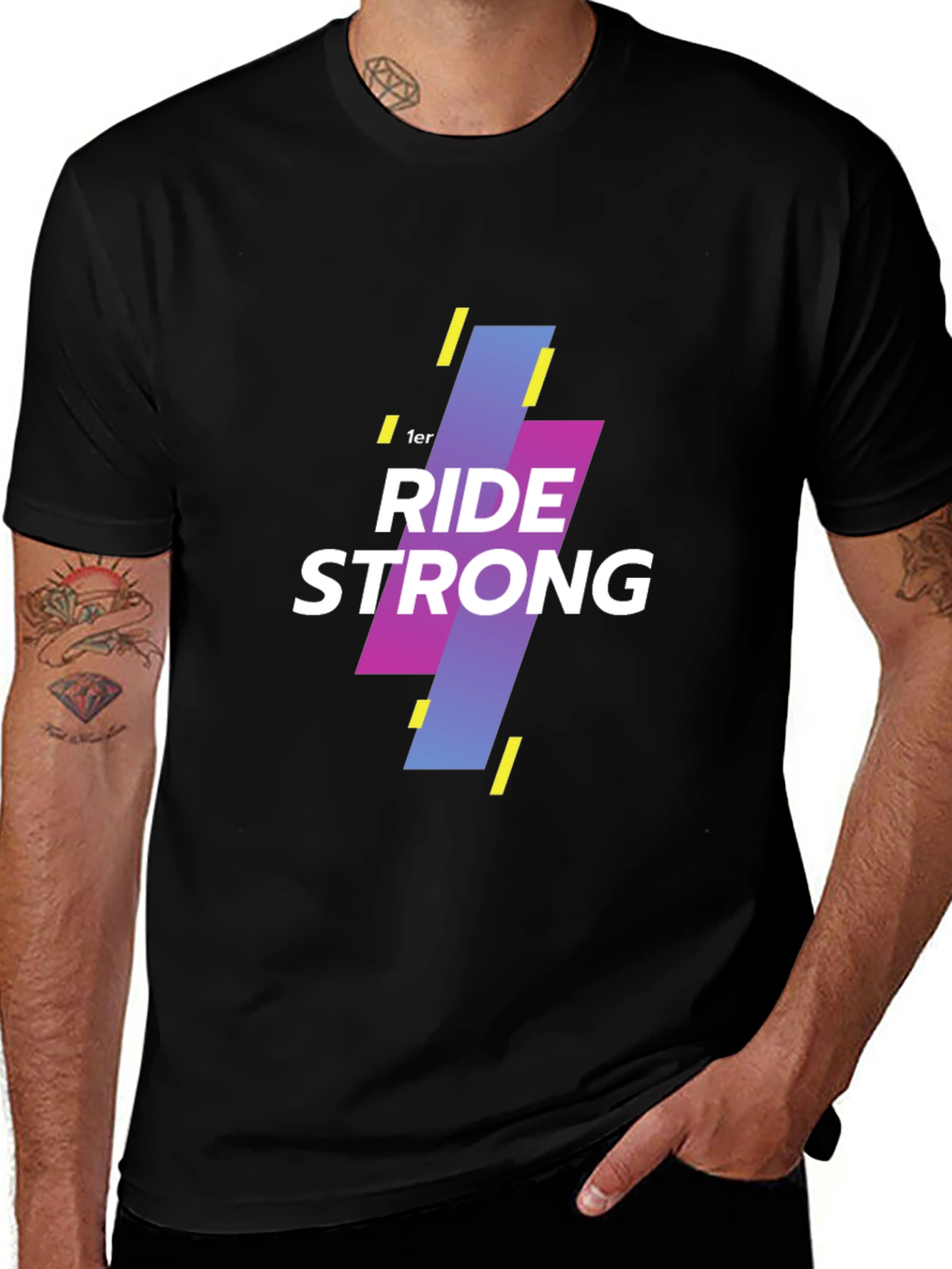 Ride Strong Graphic Tee - Black