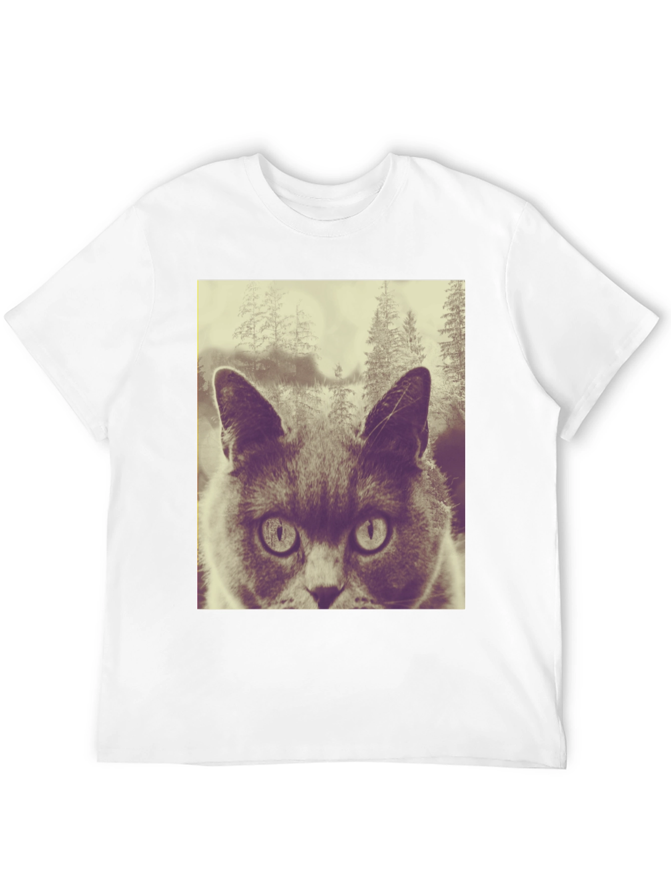 Cat in the Woods Graphic Tee