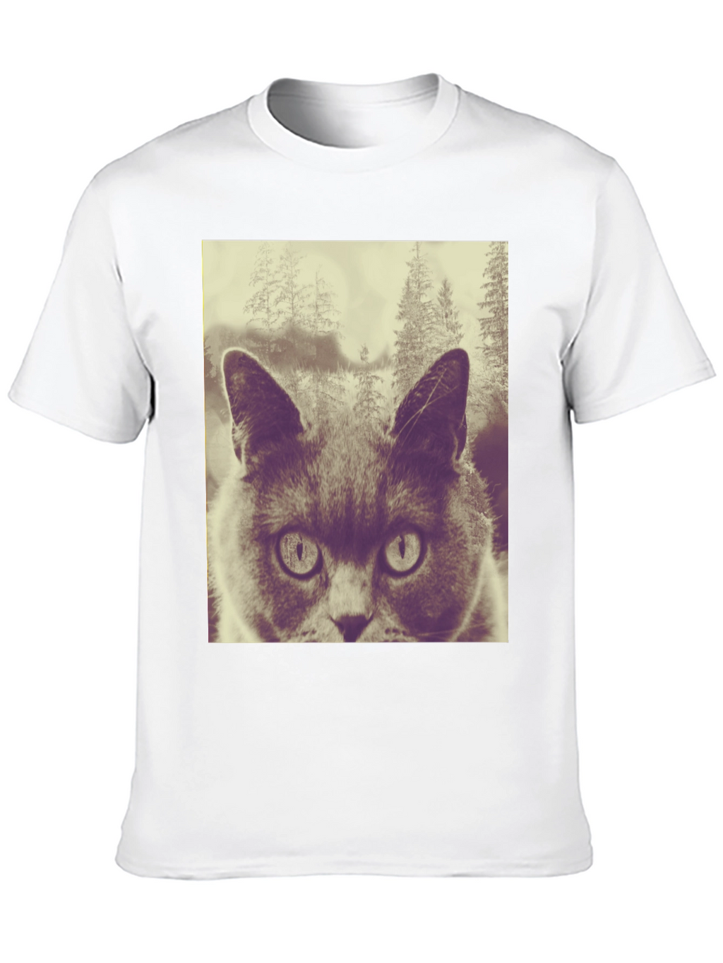 Cat in the Woods Graphic Tee
