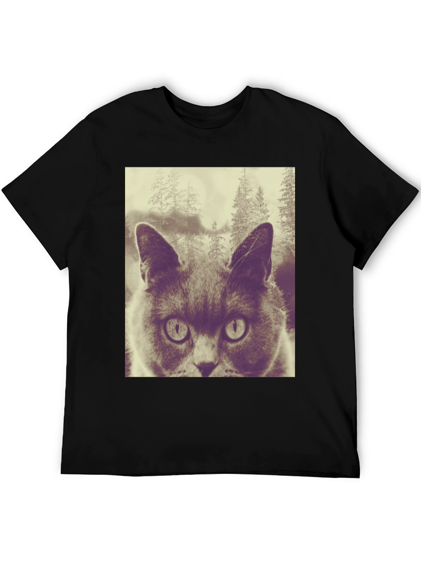Cat in the Woods Graphic Tee