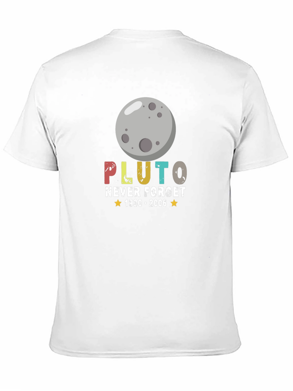 Pluto Never Forget Graphic Tee