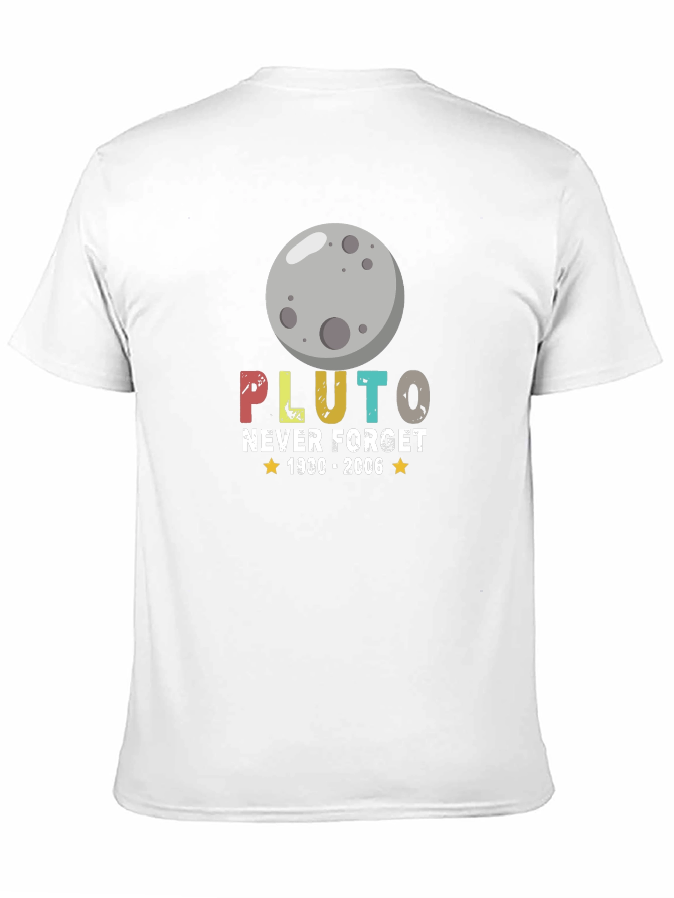 Pluto Never Forget Graphic Tee