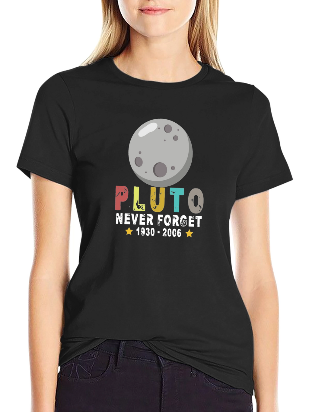 Pluto Never Forget Graphic Tee