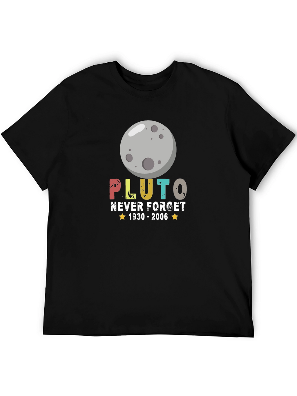 Pluto Never Forget Graphic Tee