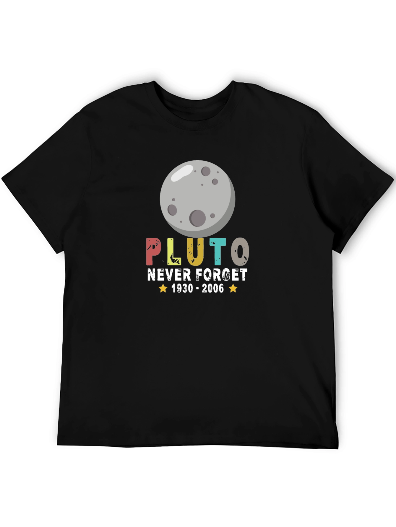Pluto Never Forget Graphic Tee
