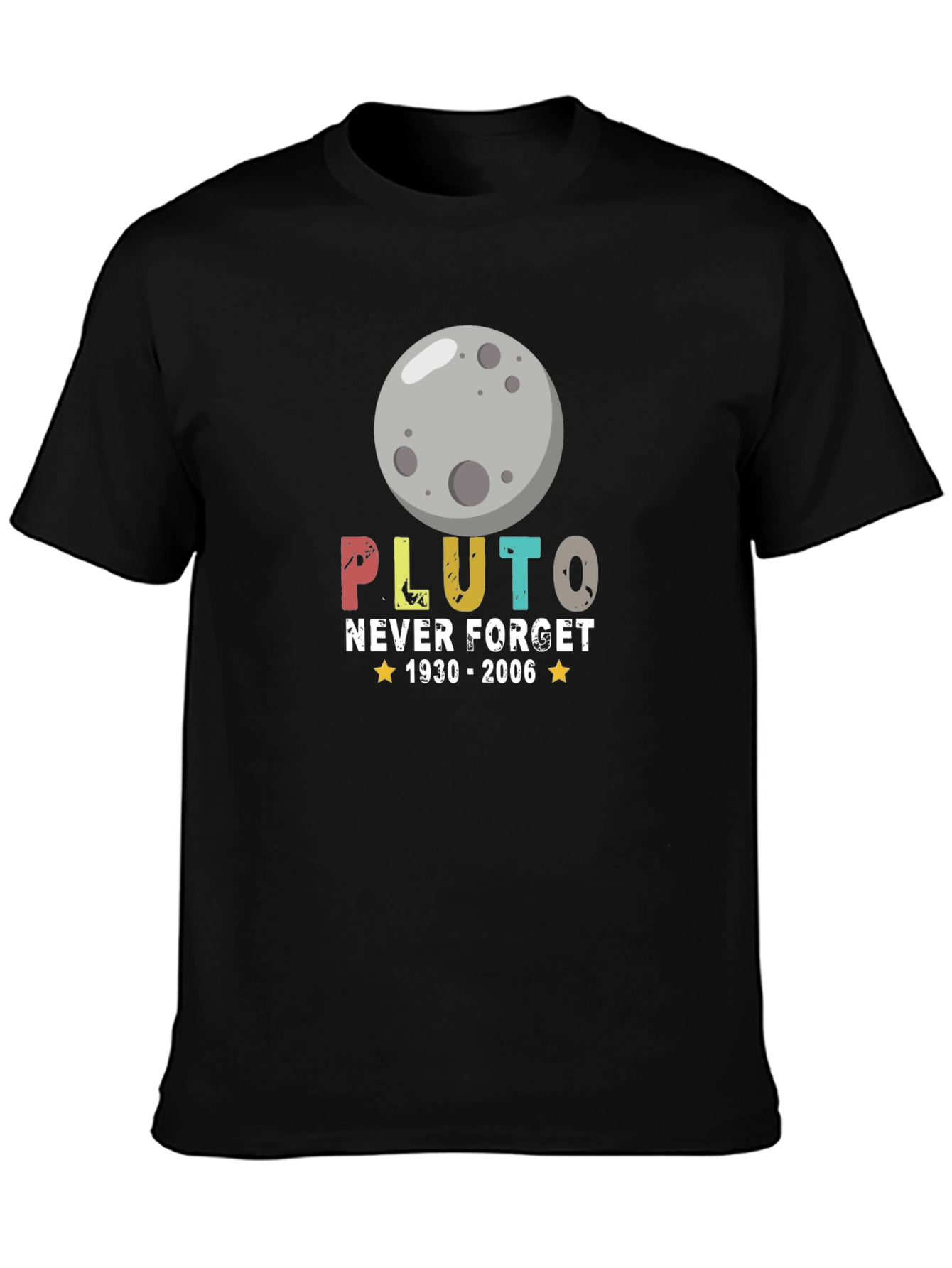 Pluto Never Forget Graphic Tee