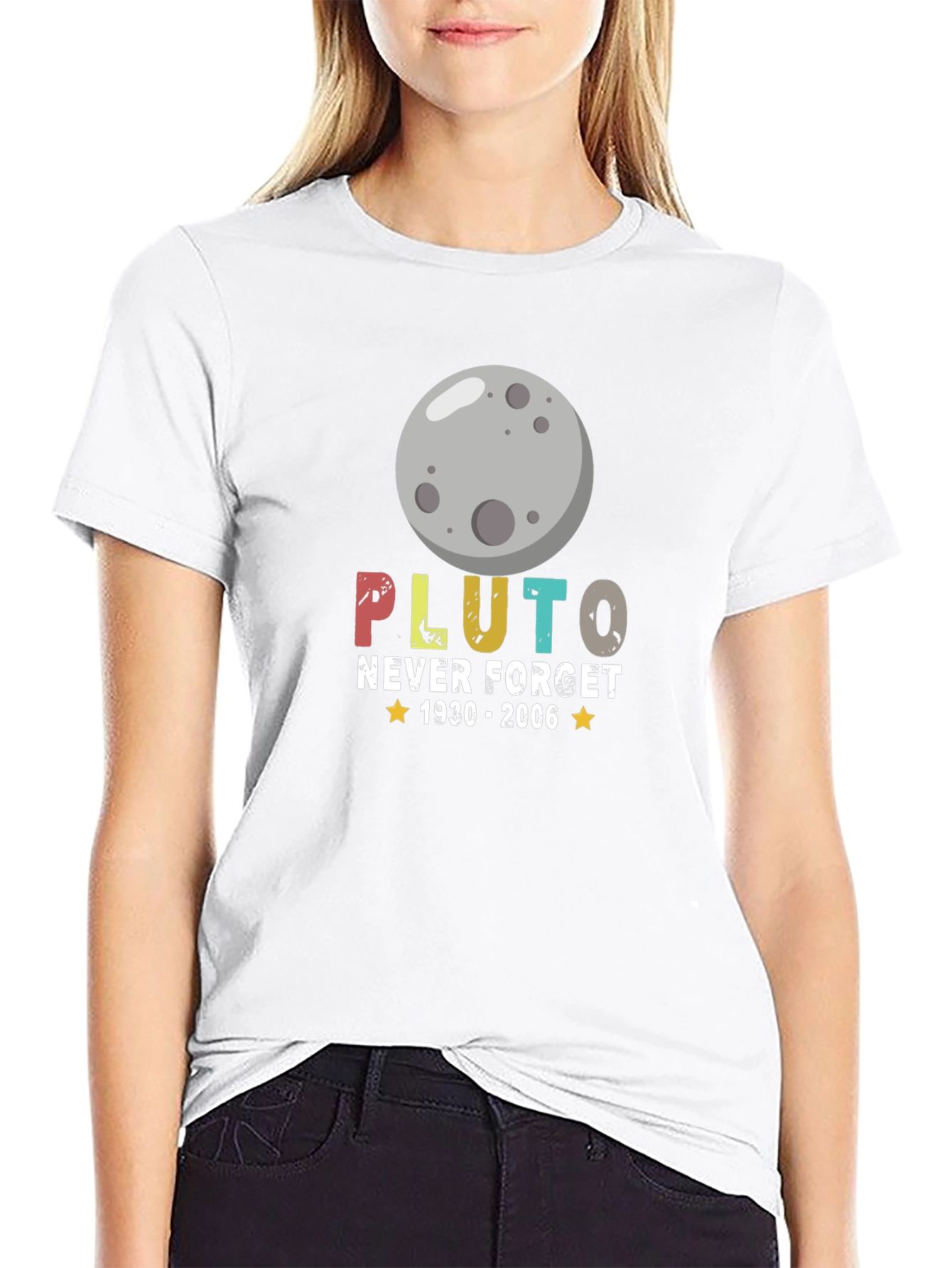 Pluto Never Forget Graphic Tee