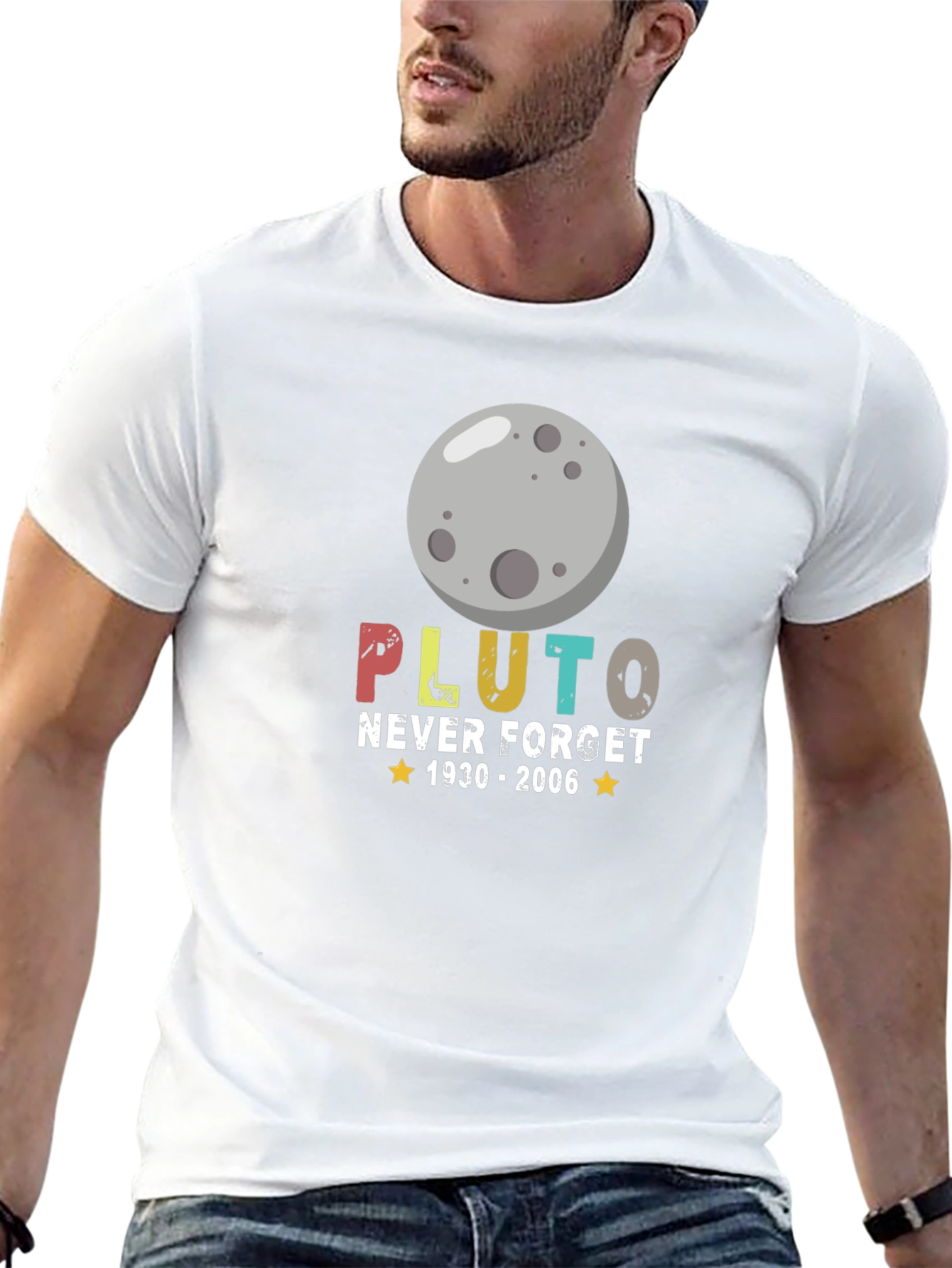 Pluto Never Forget Graphic Tee