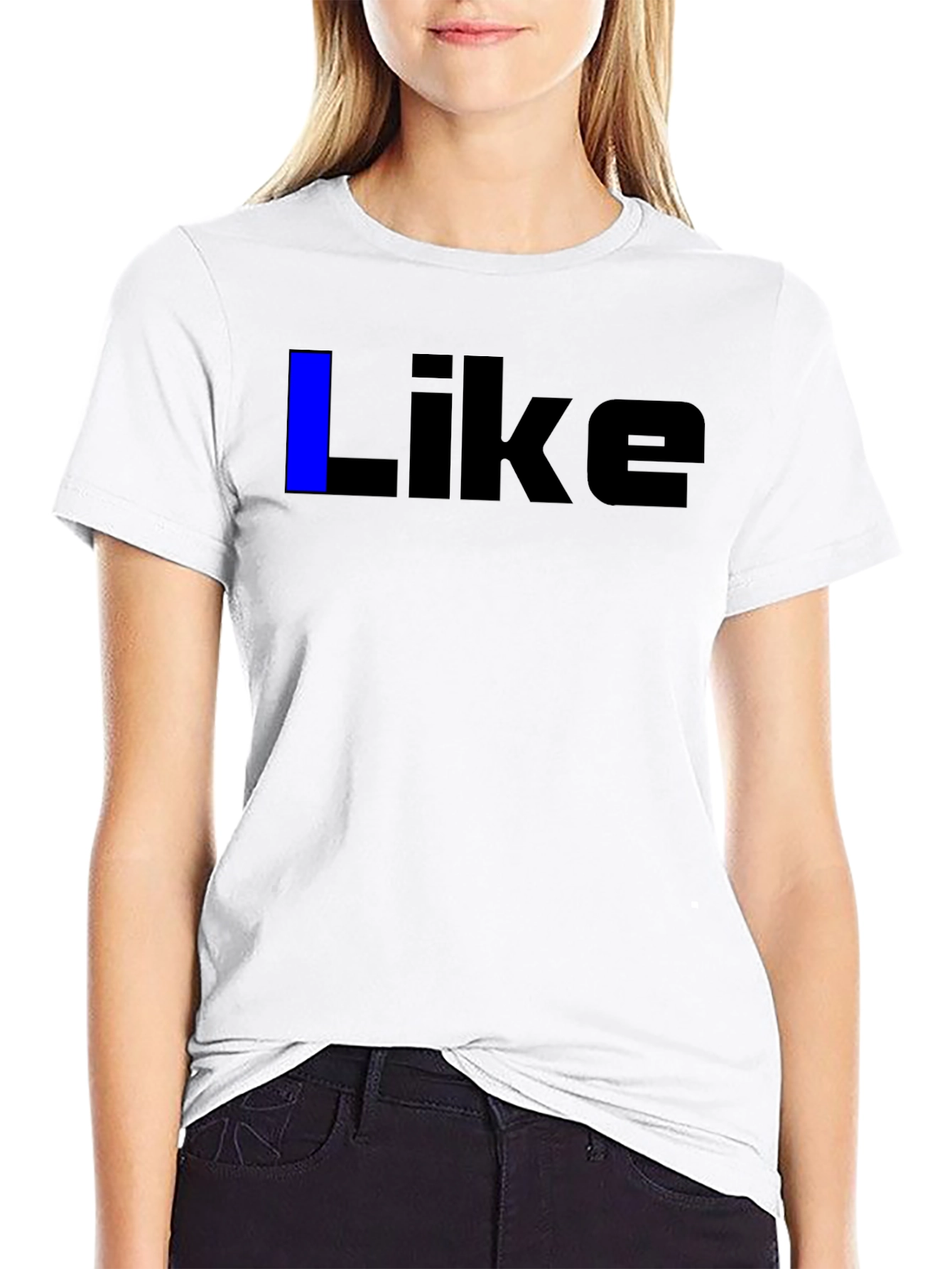 Mens Black Like Graphic Tee - Casual Wear