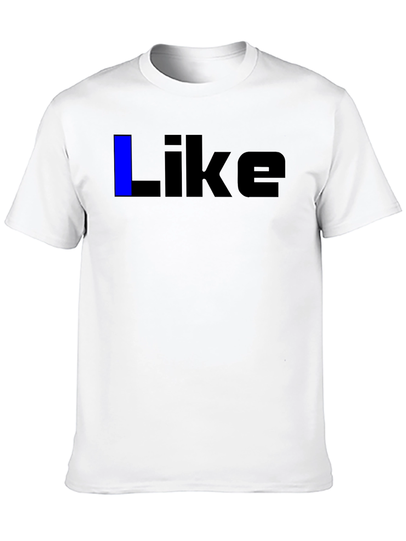 Mens Black Like Graphic Tee - Casual Wear