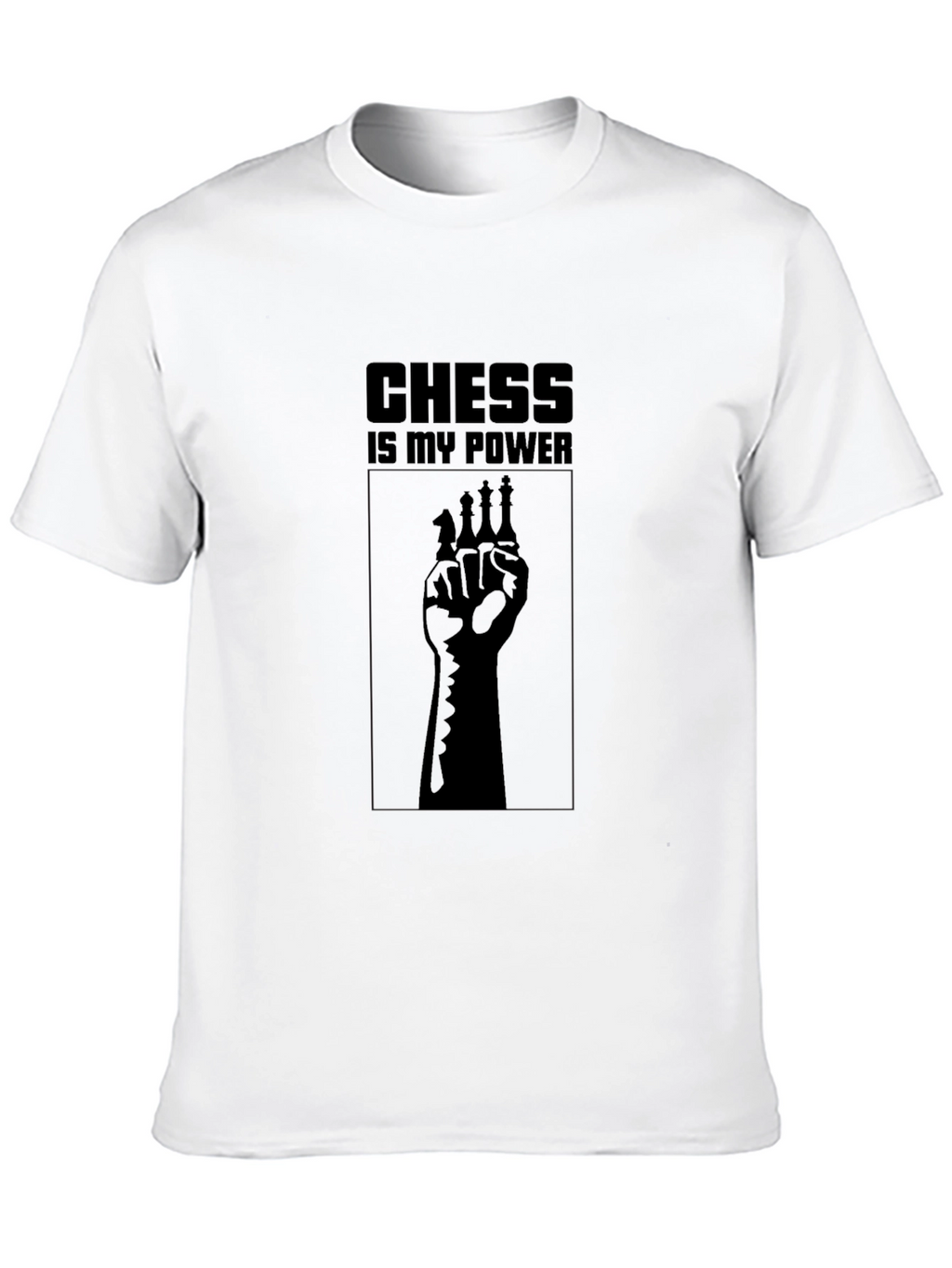 Chess is My Power T-Shirt - Black