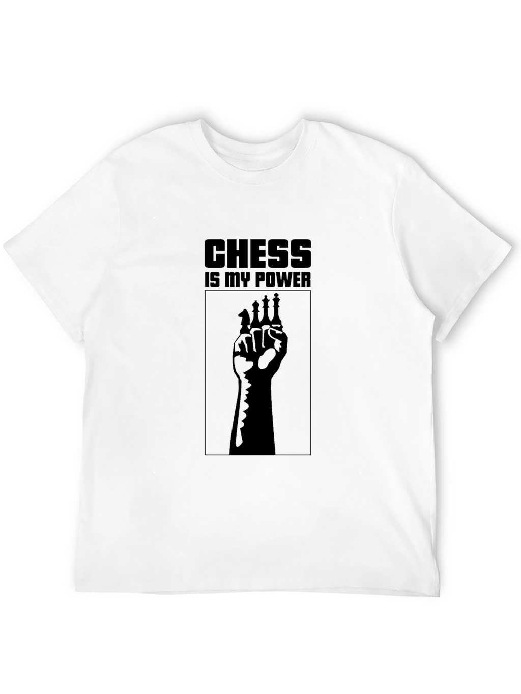 Chess is My Power T-Shirt - Black