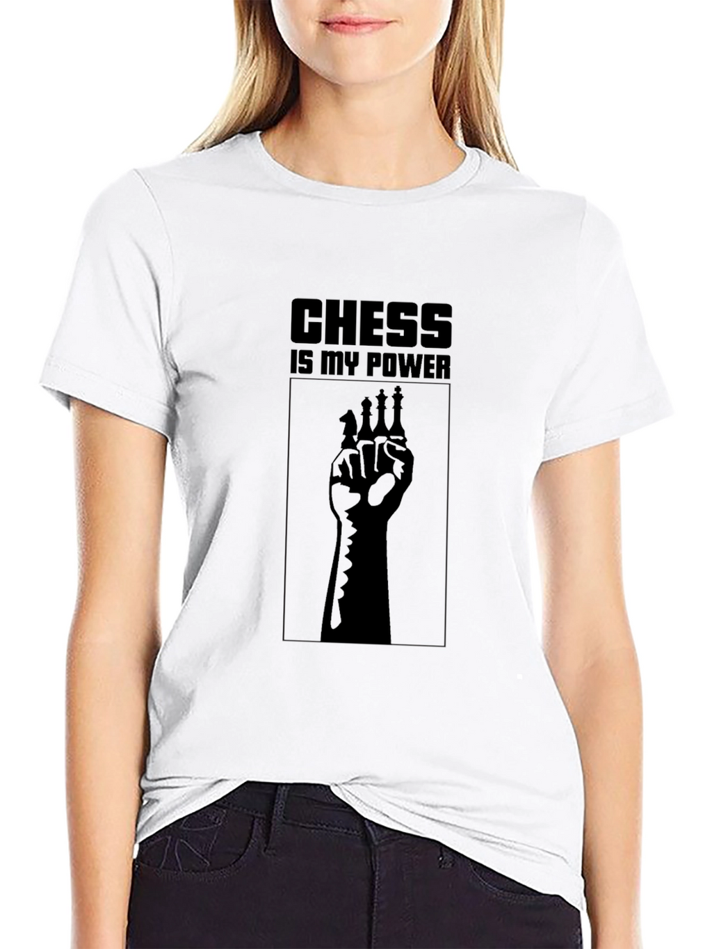Chess is My Power T-Shirt - Black