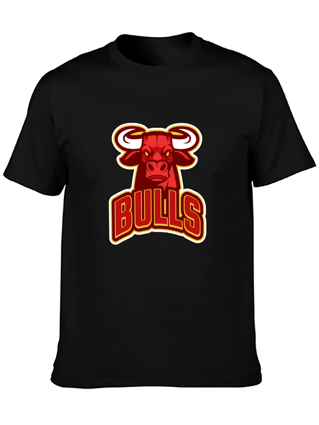 Chicago Bulls Graphic Print Black T-Shirt