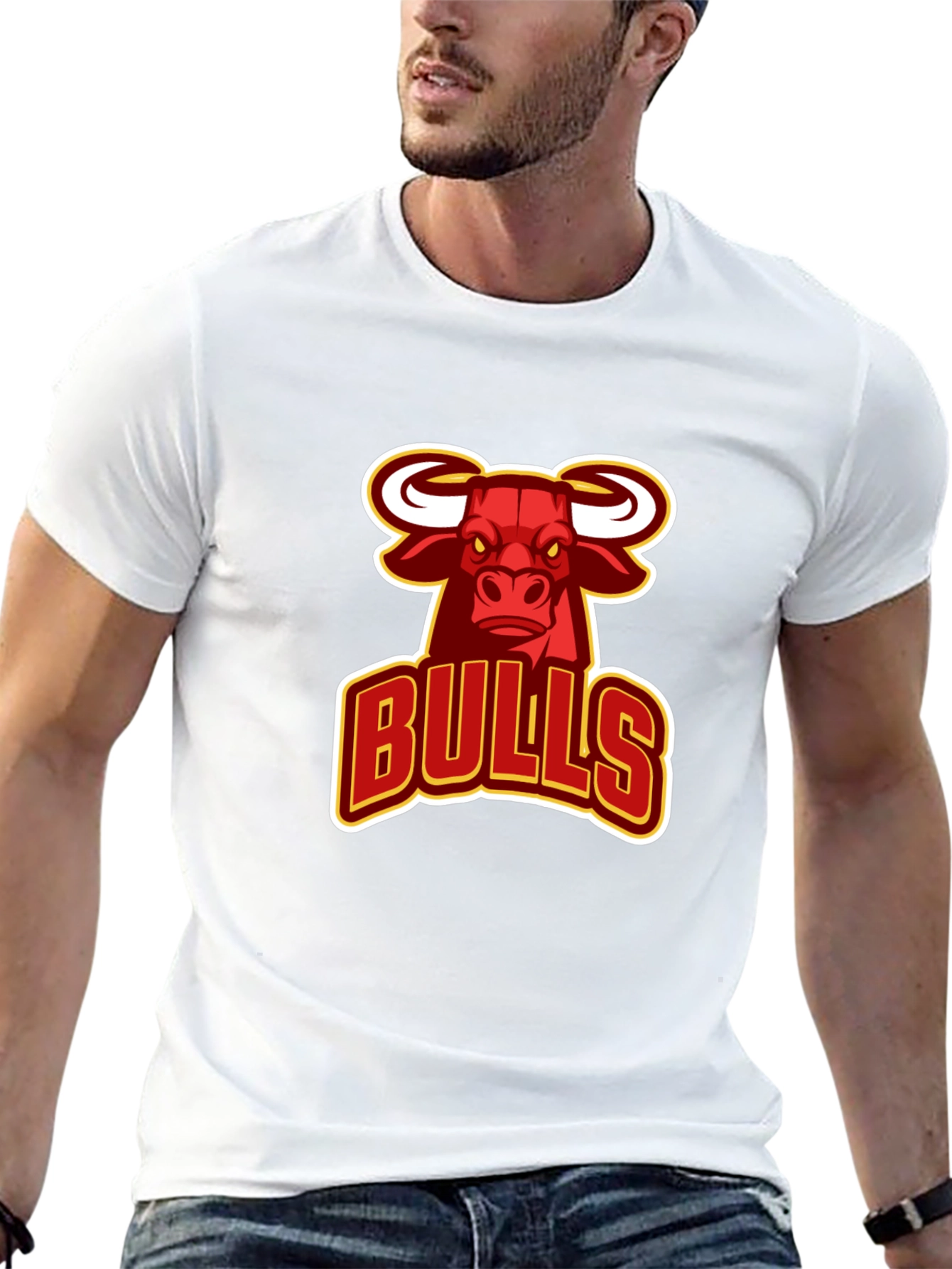 Chicago Bulls Graphic Print Black T-Shirt
