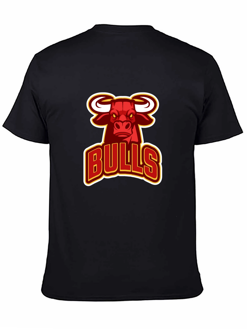Chicago Bulls Graphic Print Black T-Shirt