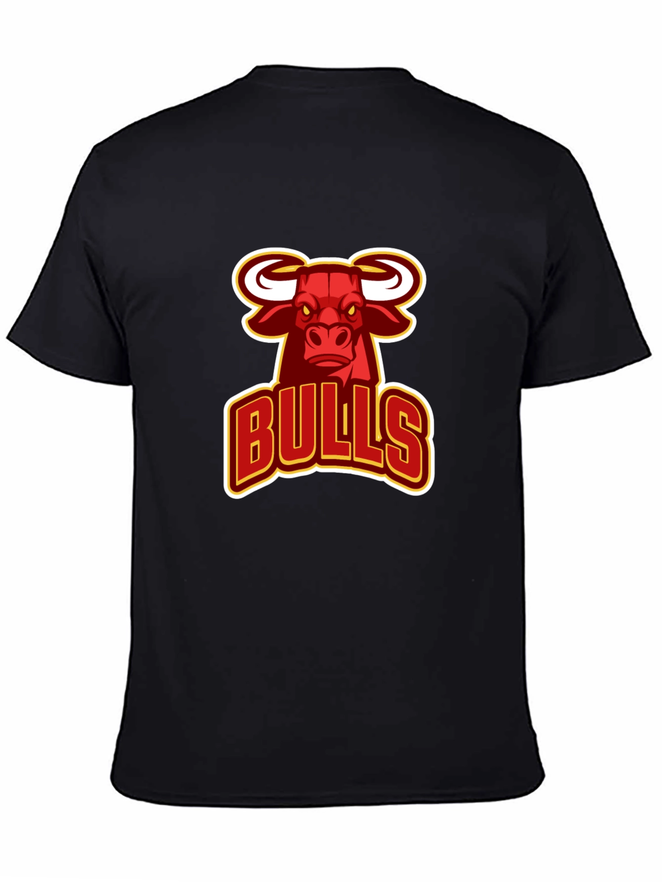 Chicago Bulls Graphic Print Black T-Shirt