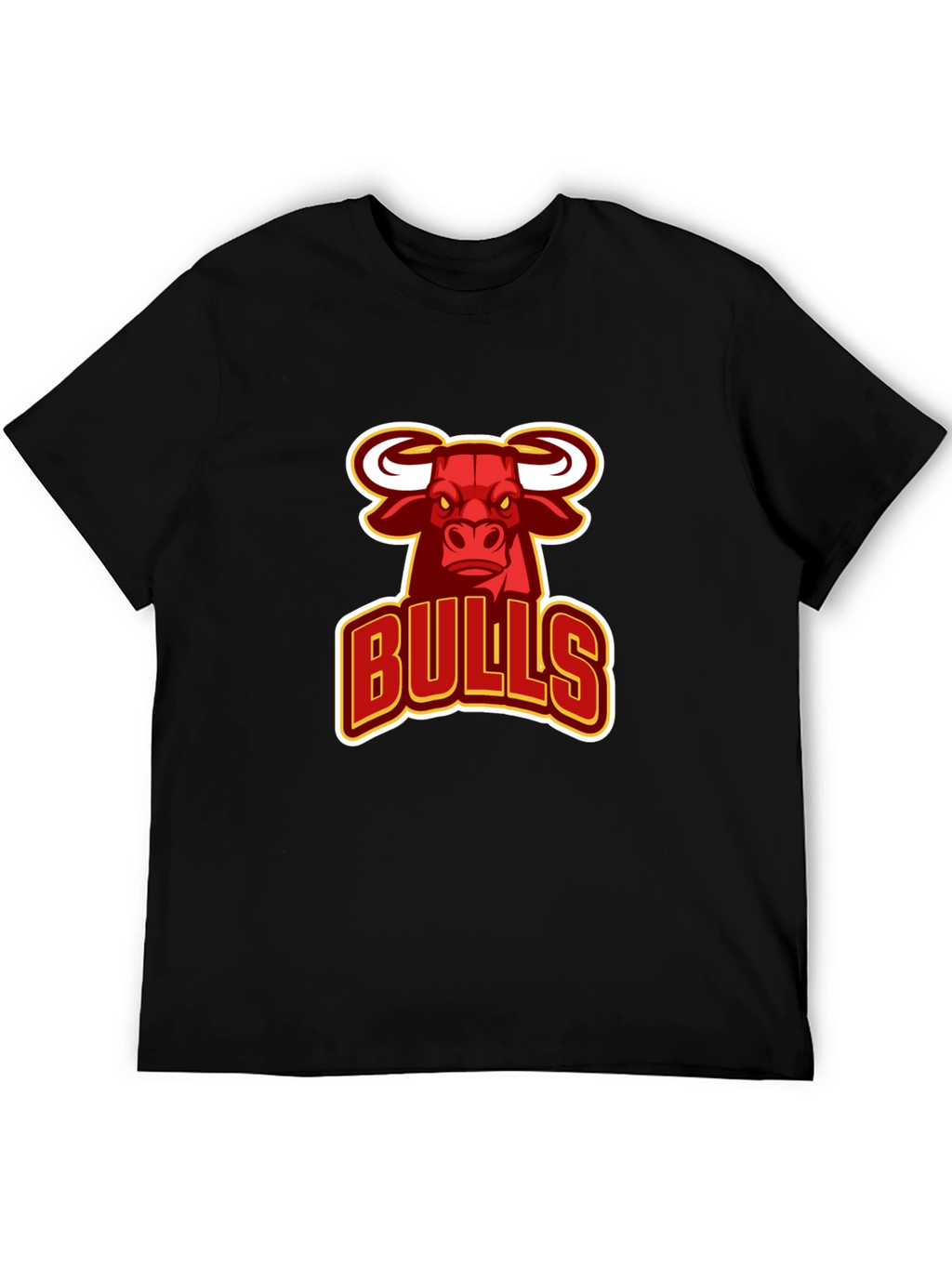 Chicago Bulls Graphic Print Black T-Shirt