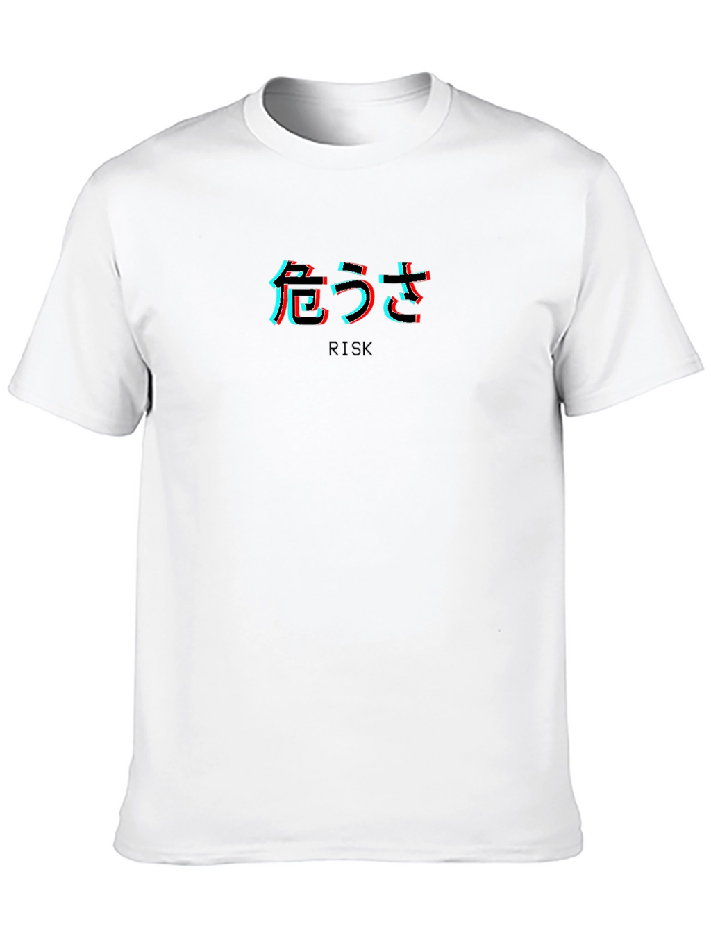 Risk Glitch T-Shirt: Modern Japanese Streetwear