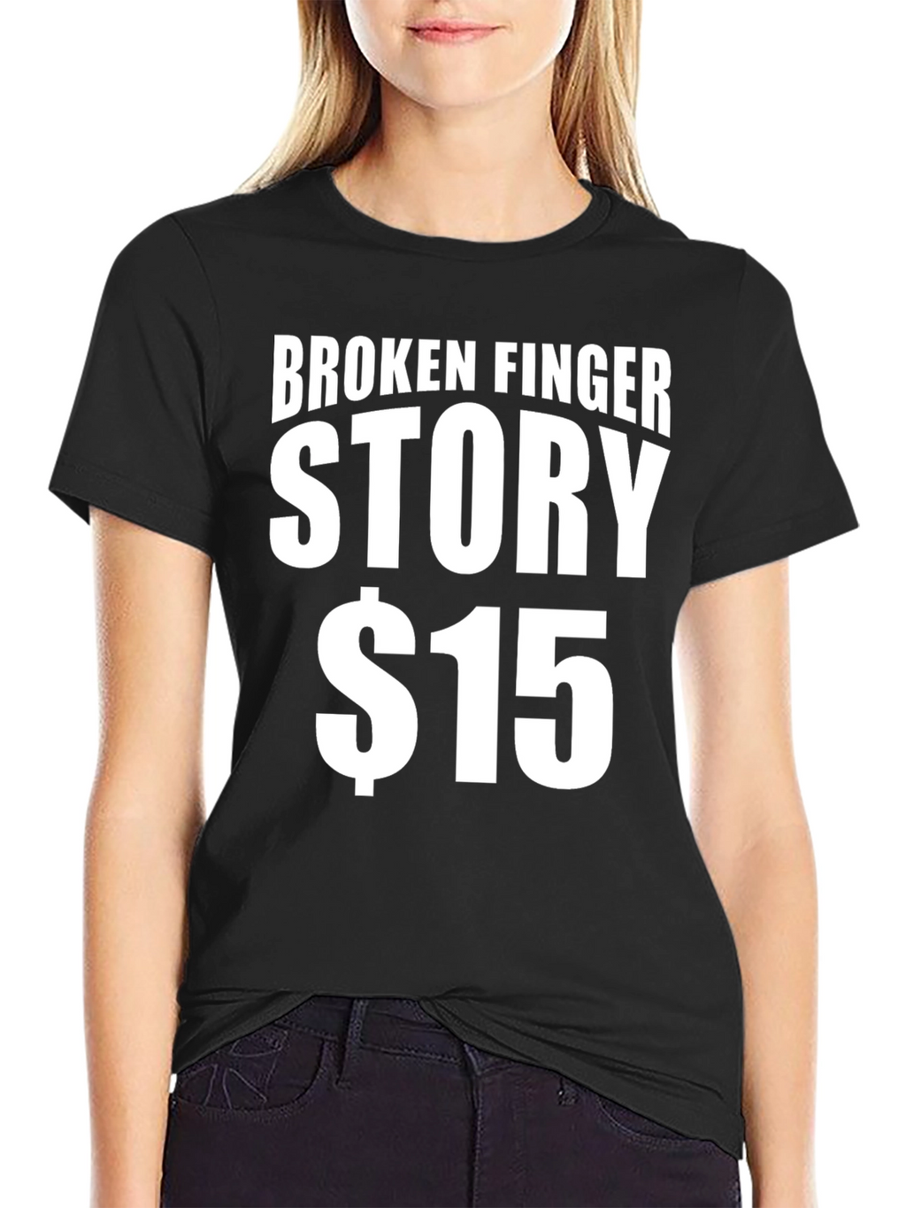 Broken Finger Story T-Shirt - Funny Novelty Tee