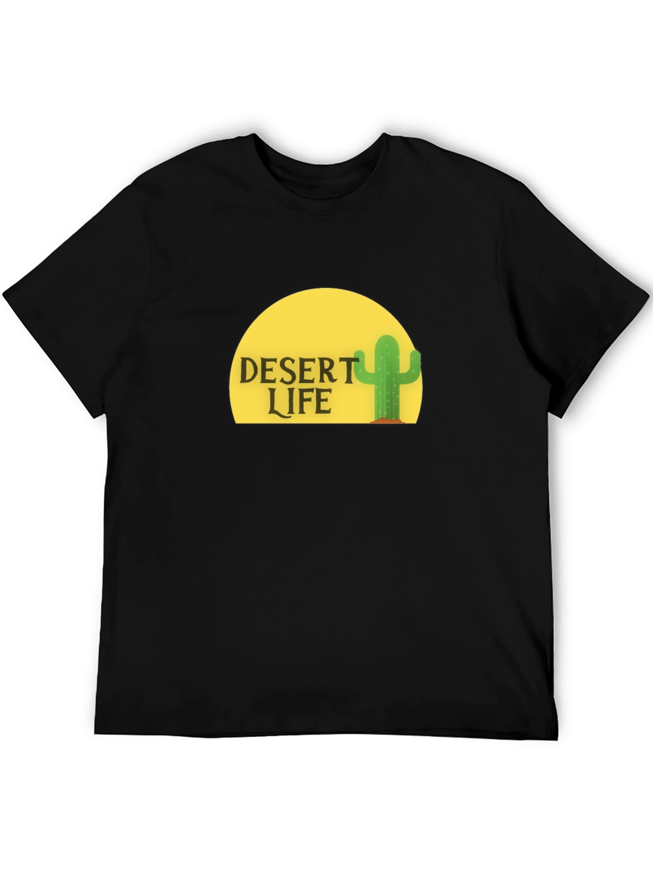 Desert Life Graphic Tee - Black