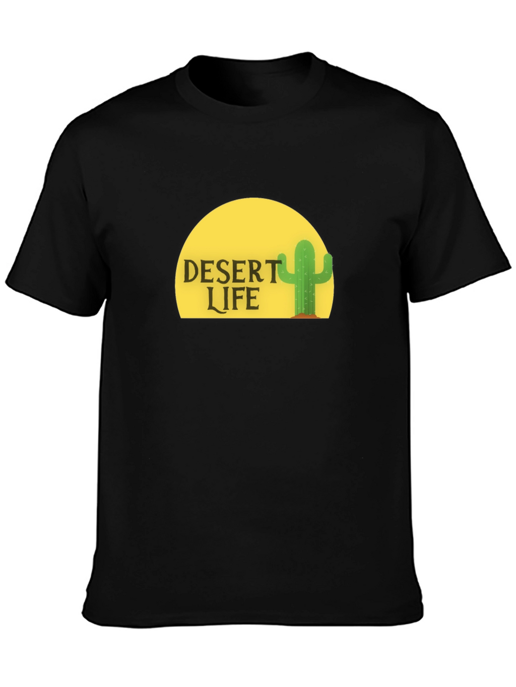 Desert Life Graphic Tee - Black