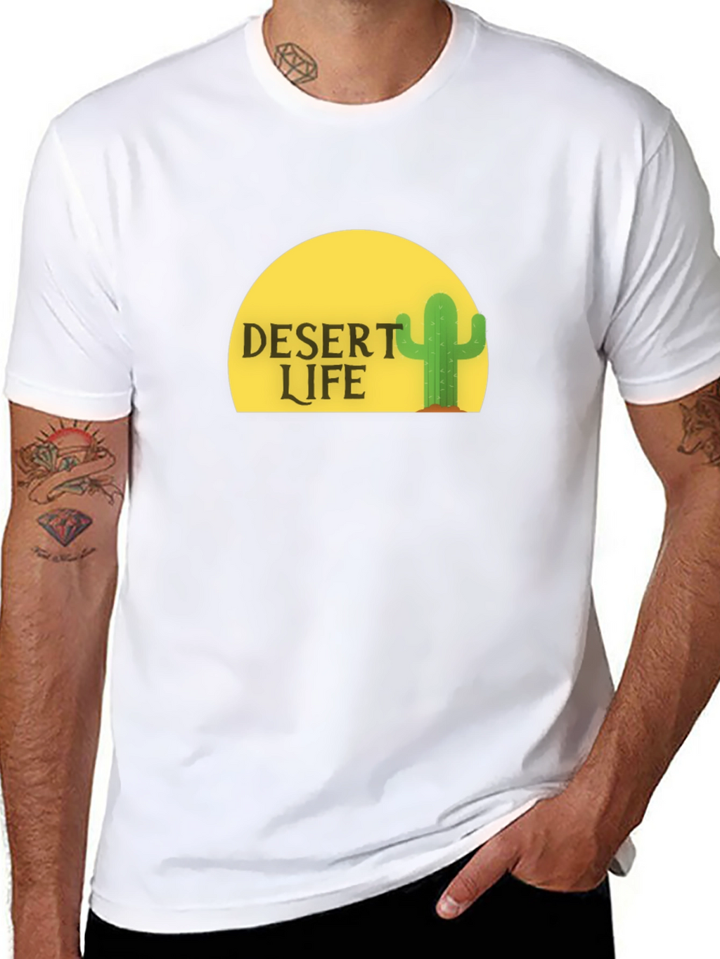 Desert Life Graphic Tee - Black