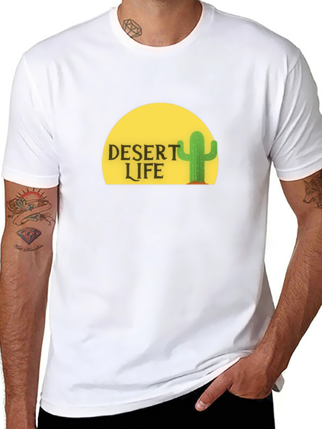 Desert Life Graphic Tee - Black