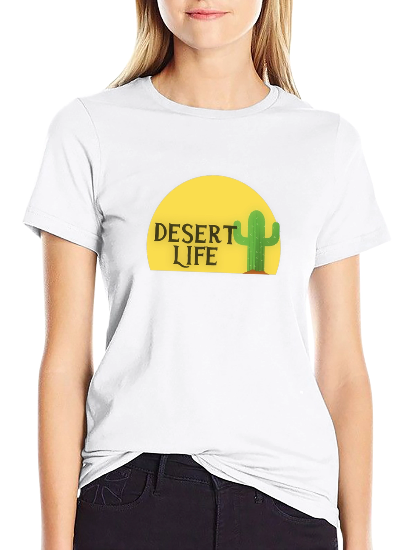Desert Life Graphic Tee - Black