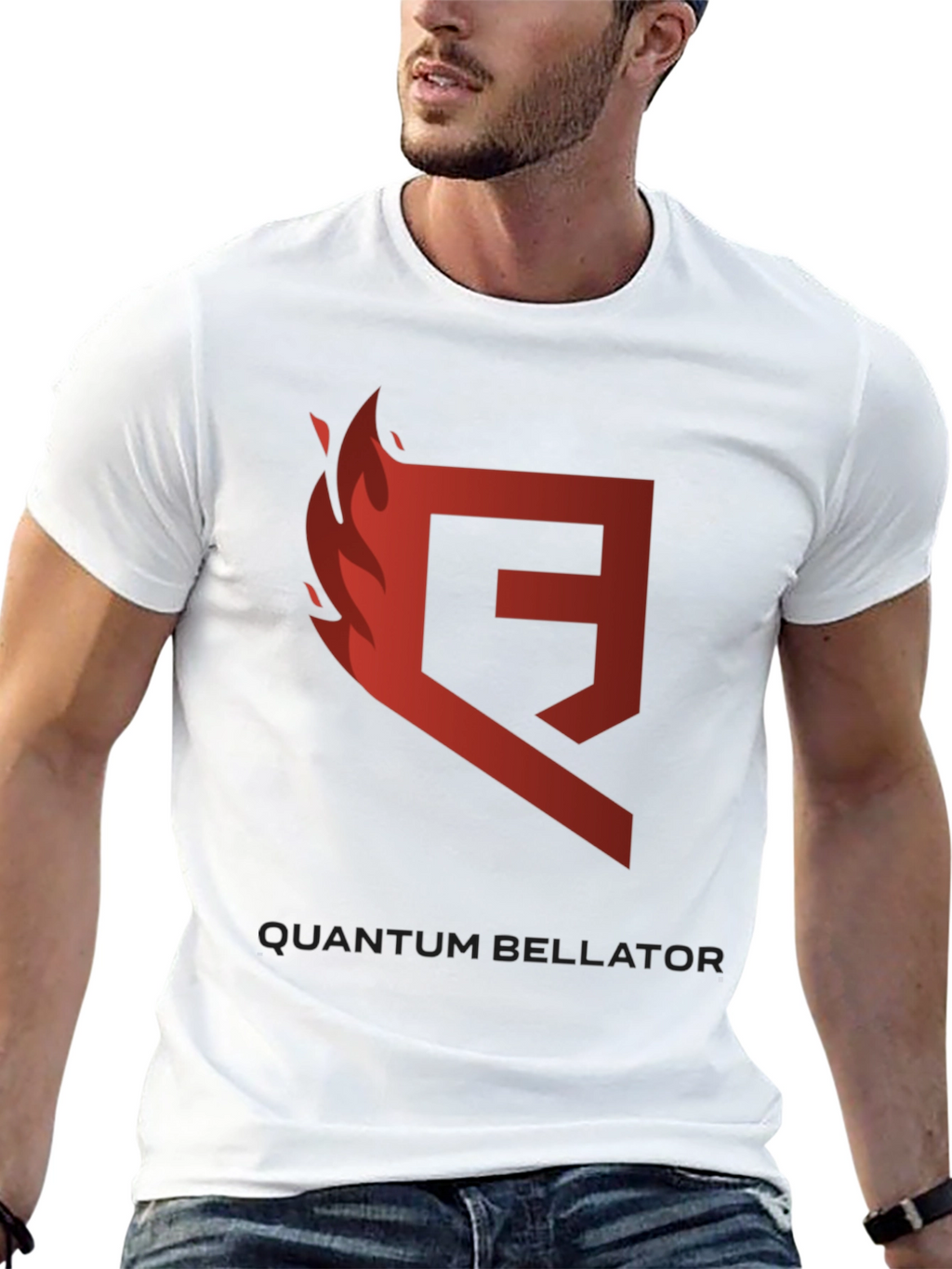 Quantum Bellator Black Graphic Tee