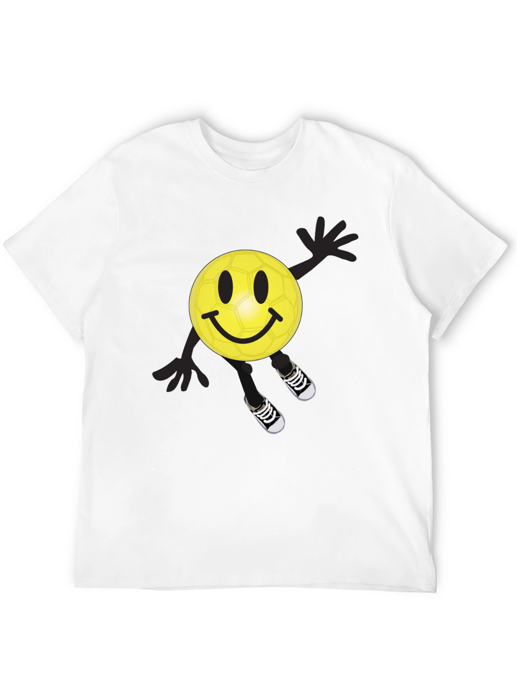 Smiley Face Soccer Ball T-Shirt