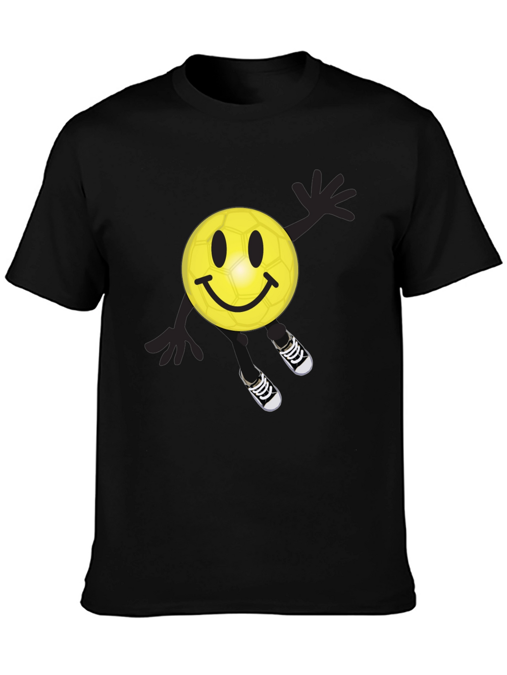 Smiley Face Soccer Ball T-Shirt