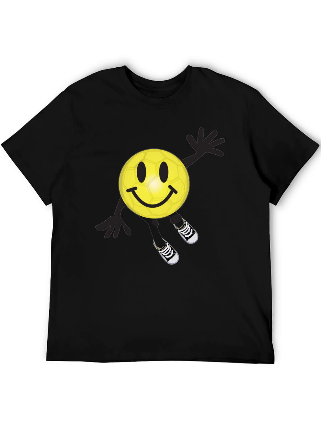 Smiley Face Soccer Ball T-Shirt