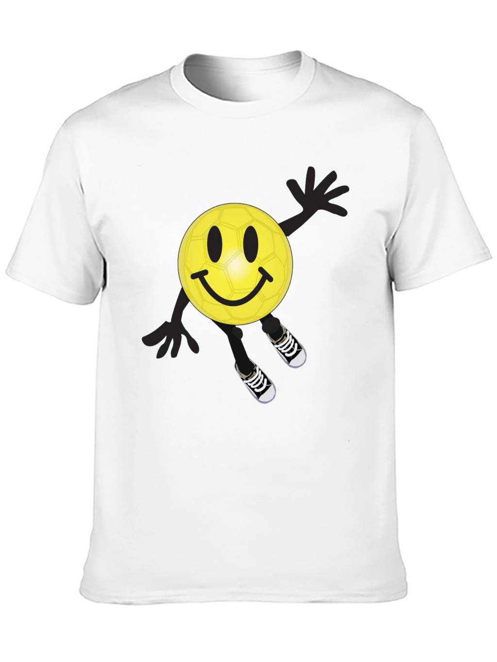 Smiley Face Soccer Ball T-Shirt