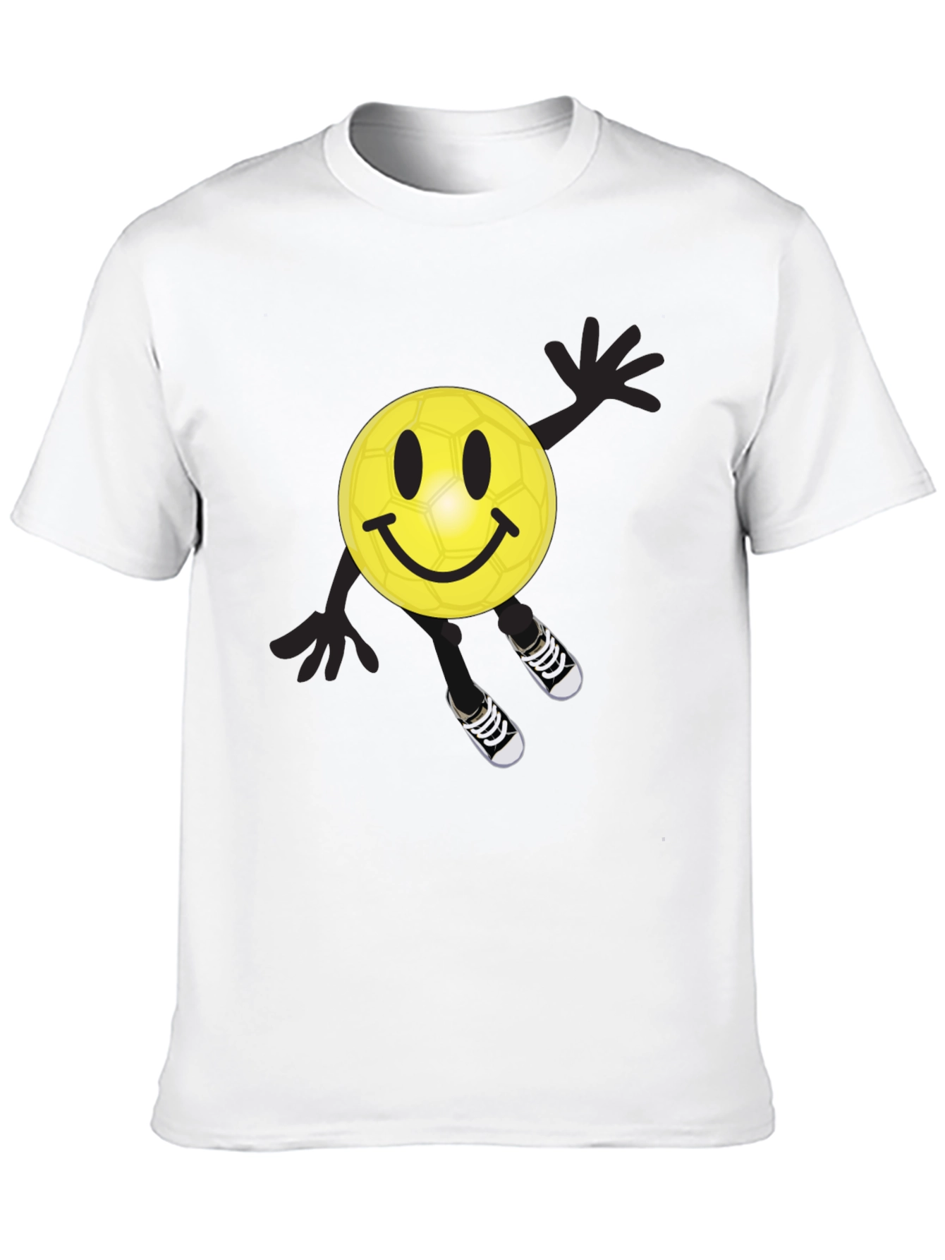 Smiley Face Soccer Ball T-Shirt