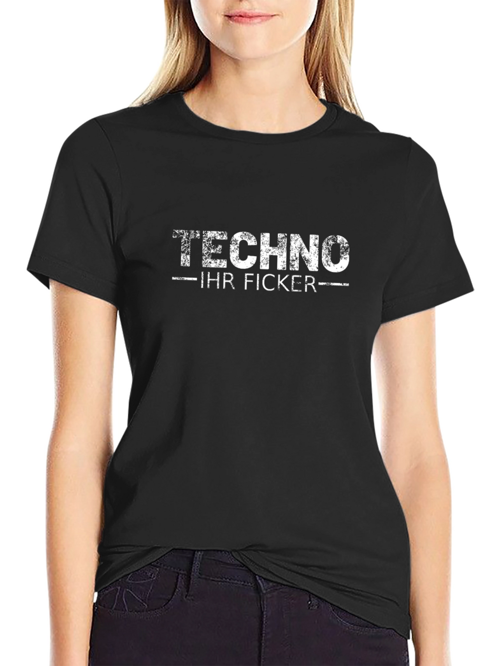 Techno Ihr Ficker T-Shirt