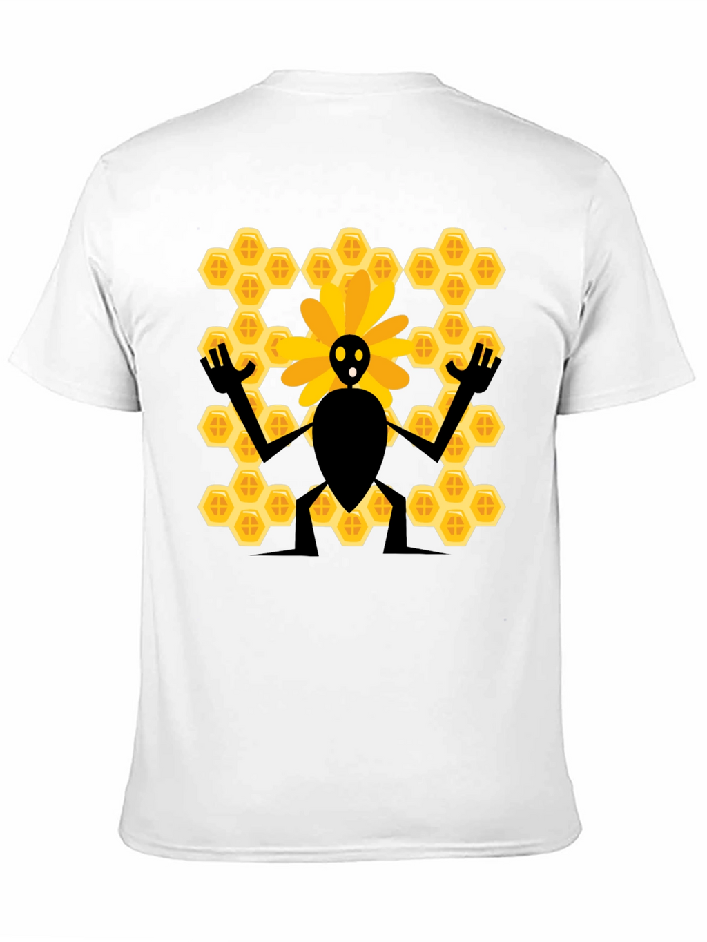 Bee & Honeycomb Graphic T-Shirt - Unisex