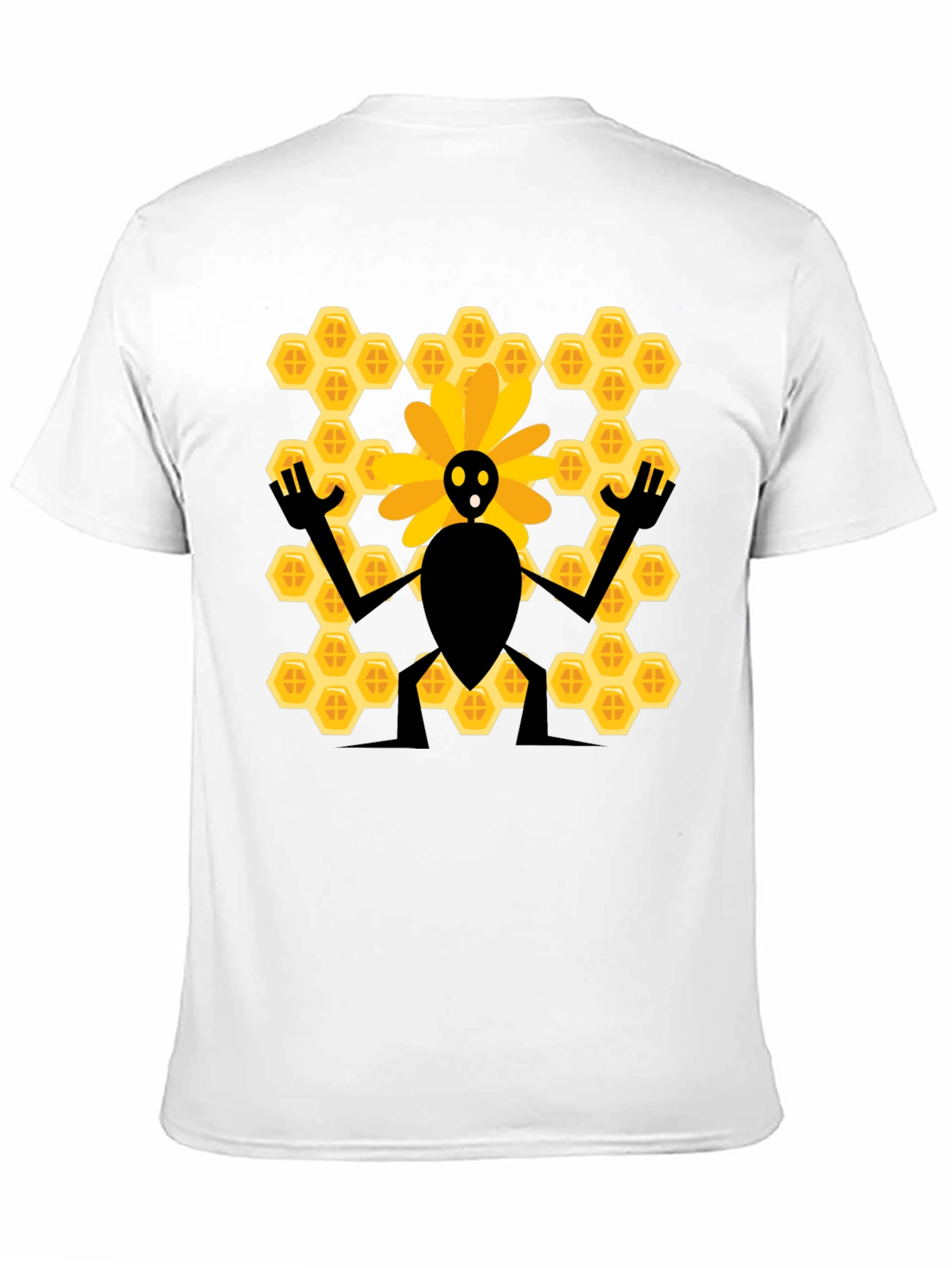 Bee & Honeycomb Graphic T-Shirt - Unisex