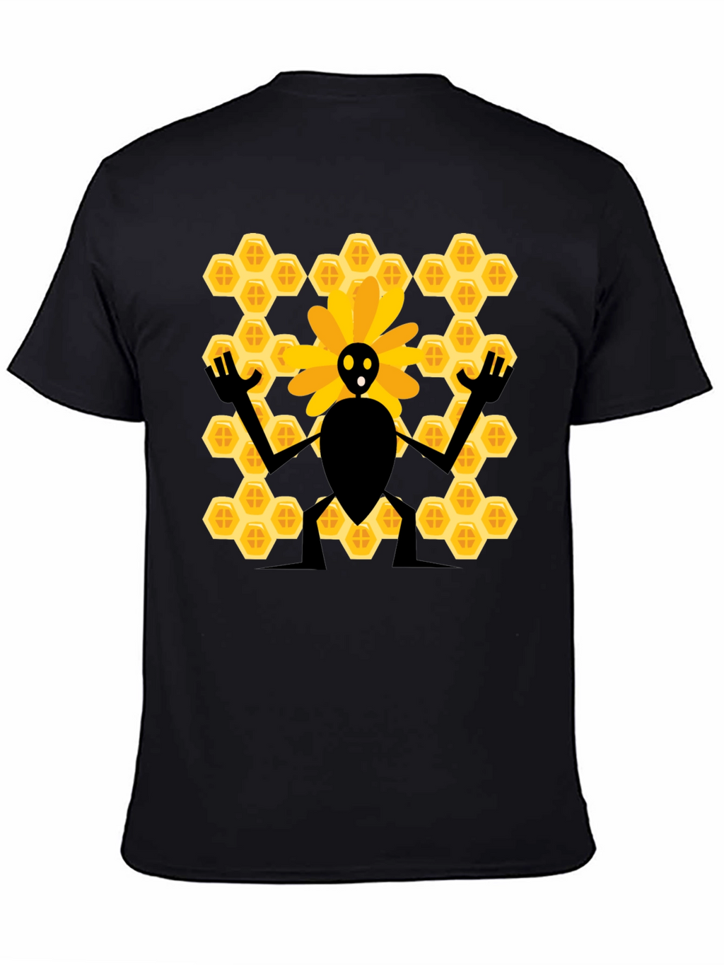 Bee & Honeycomb Graphic T-Shirt - Unisex