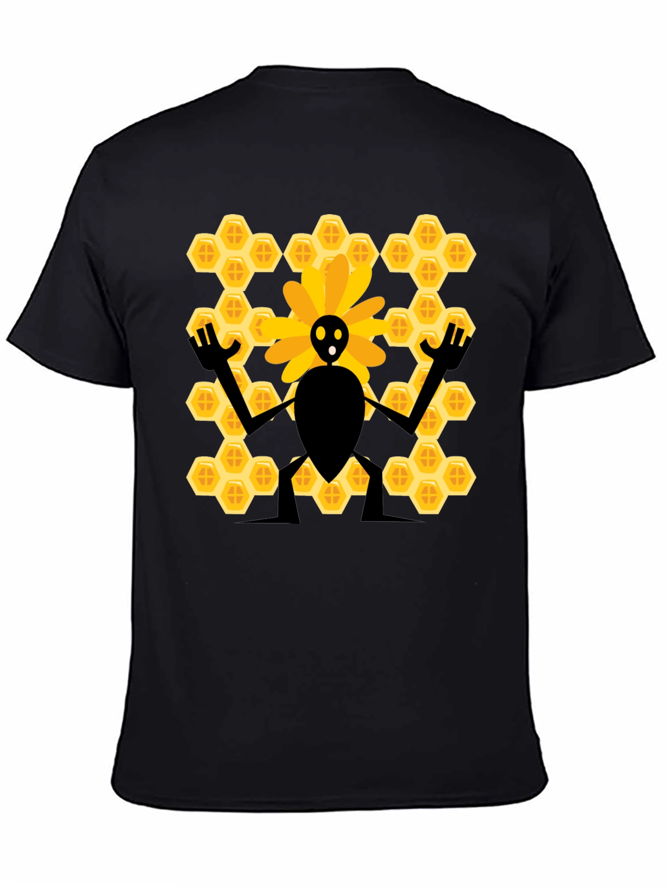 Bee & Honeycomb Graphic T-Shirt - Unisex