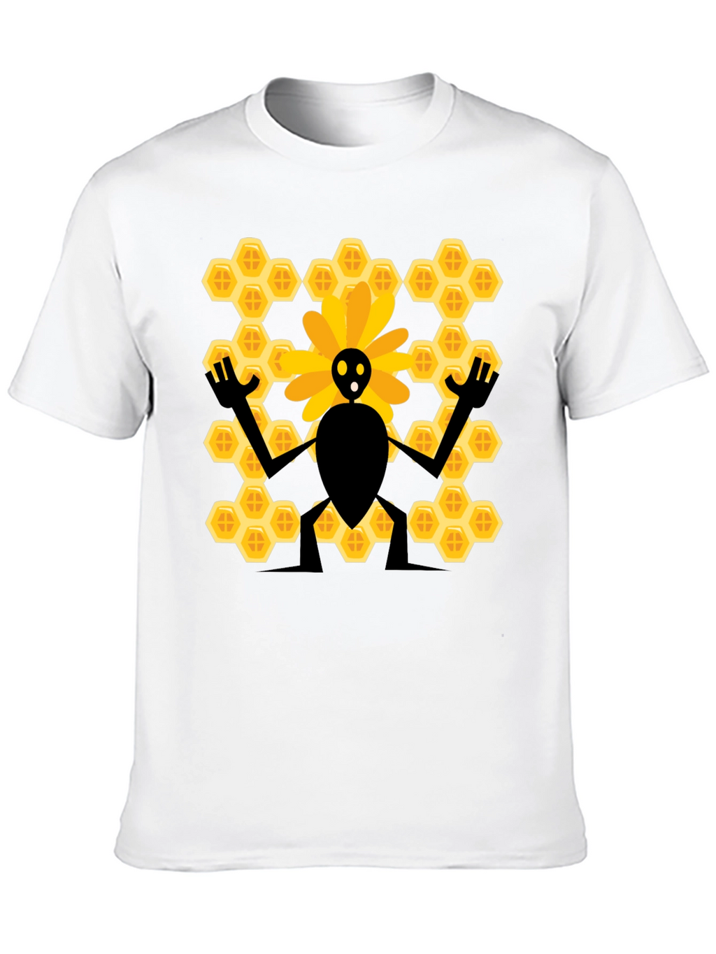 Bee & Honeycomb Graphic T-Shirt - Unisex