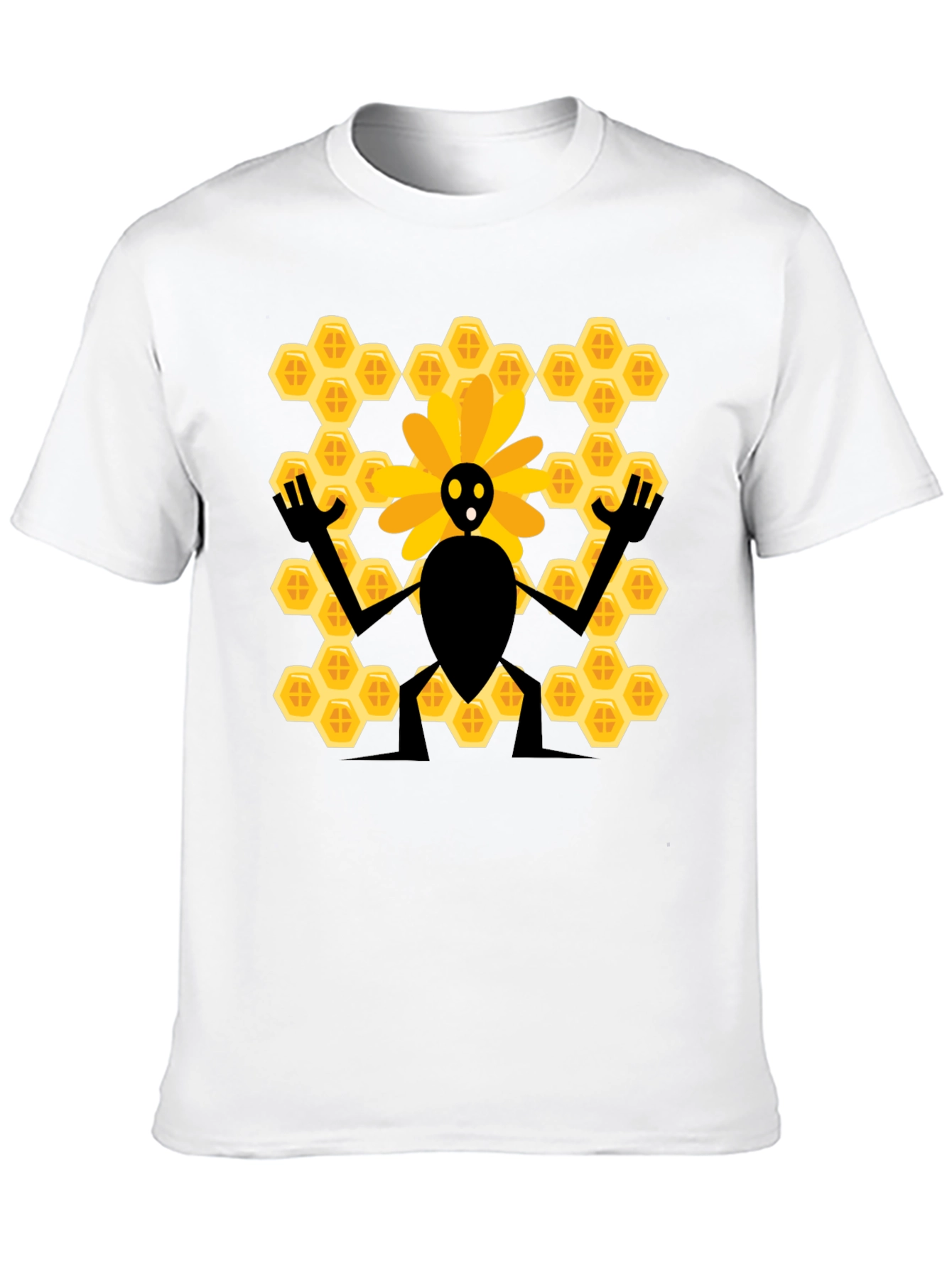 Bee & Honeycomb Graphic T-Shirt - Unisex