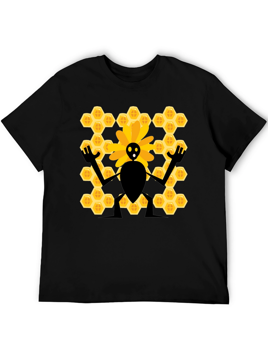 Bee & Honeycomb Graphic T-Shirt - Unisex