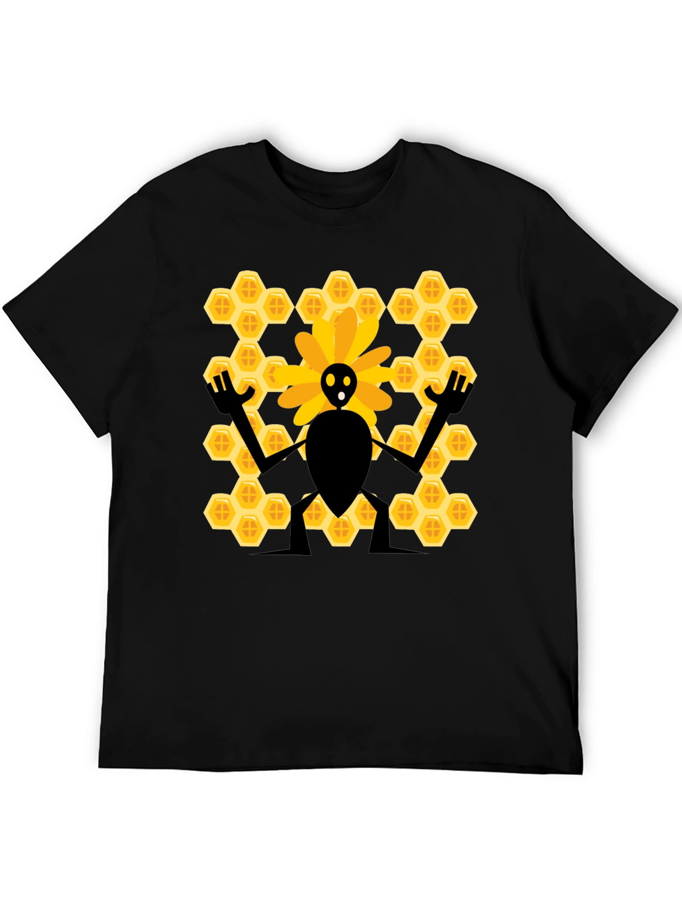 Bee & Honeycomb Graphic T-Shirt - Unisex
