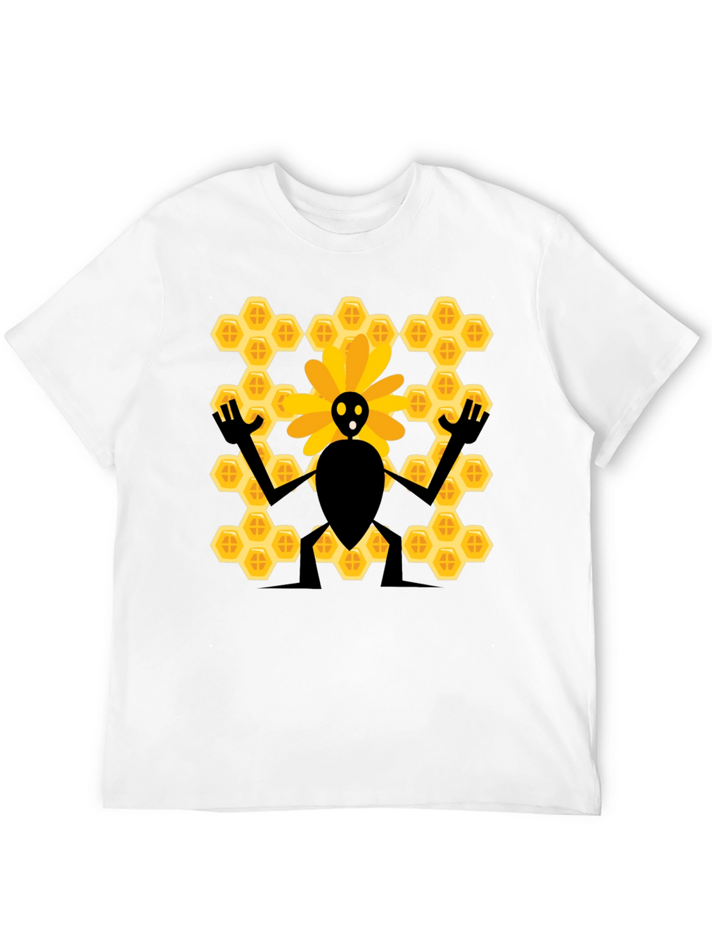 Bee & Honeycomb Graphic T-Shirt - Unisex