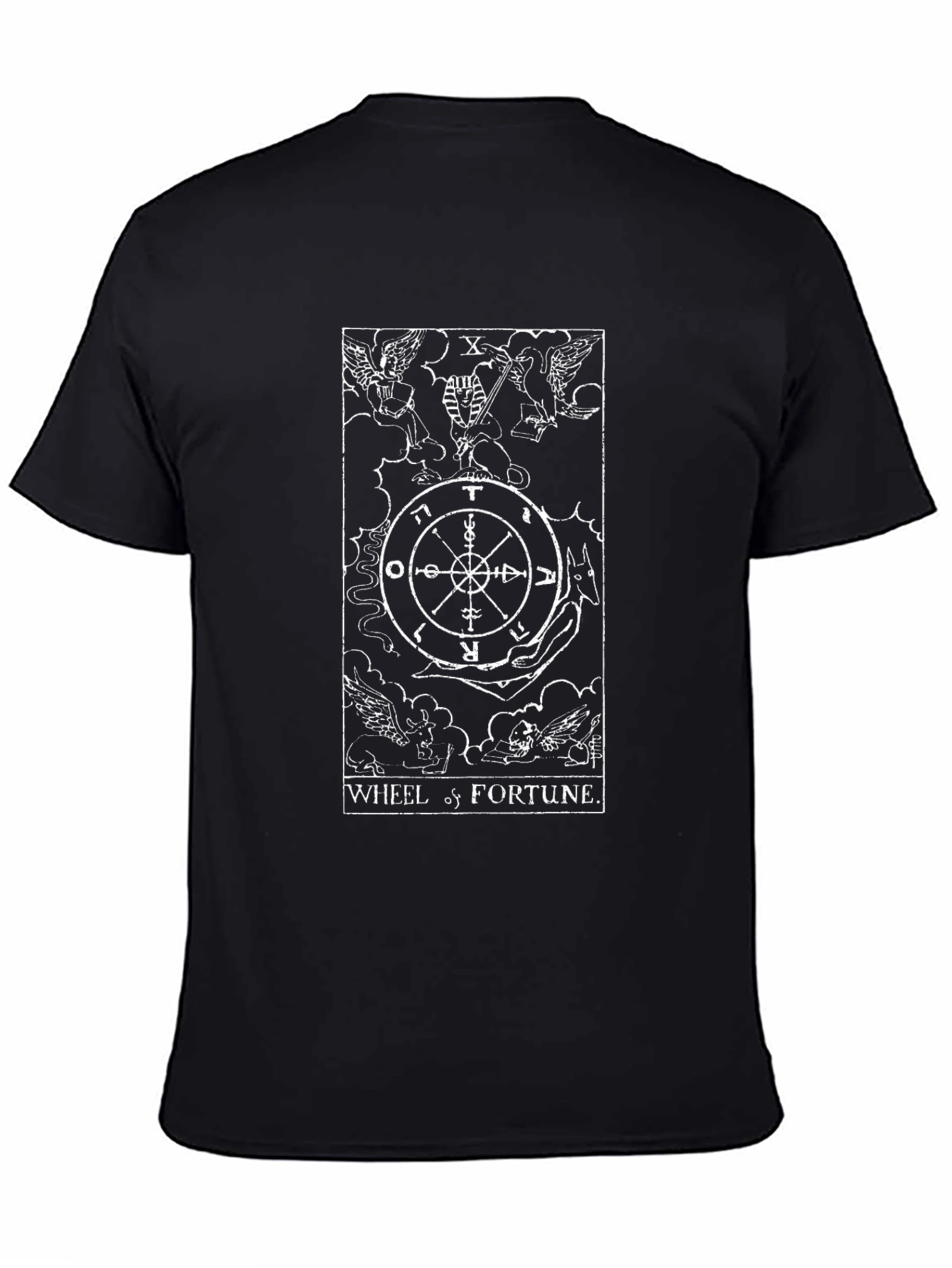 Wheel of Fortune Tarot Card Graphic T-Shirt