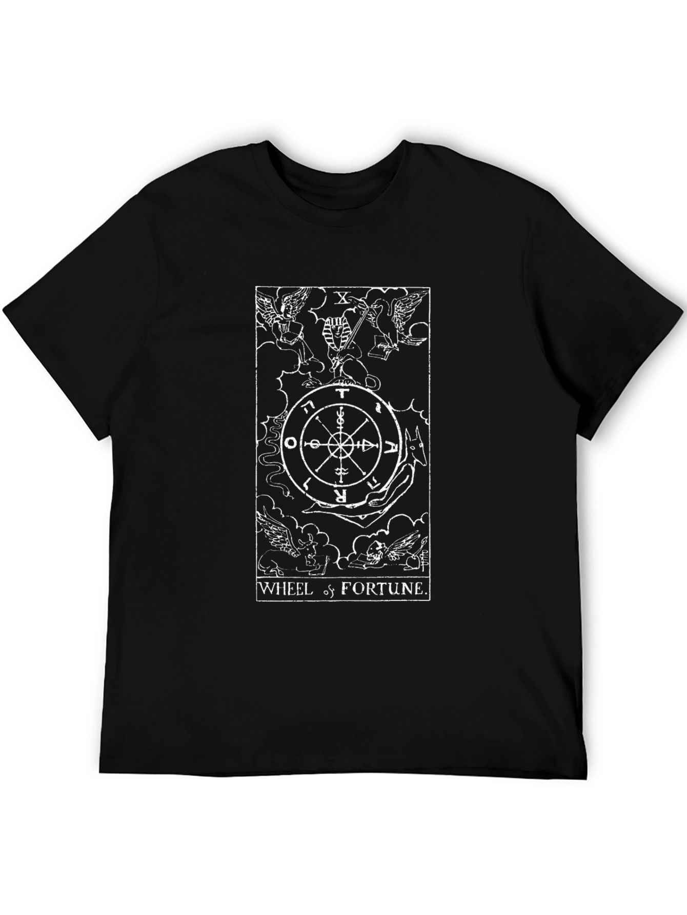 Wheel of Fortune Tarot Card Graphic T-Shirt