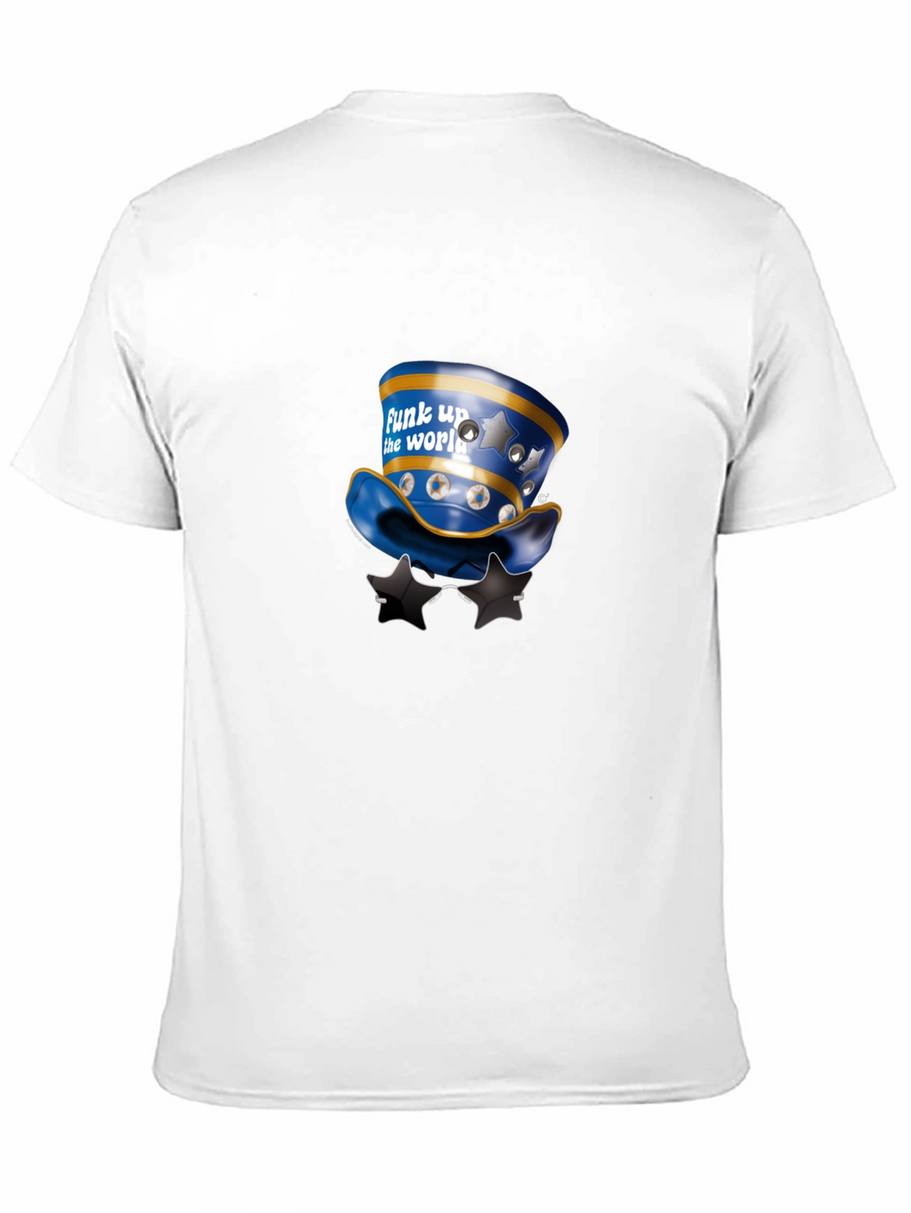 Funky Hat Graphic Black T-Shirt